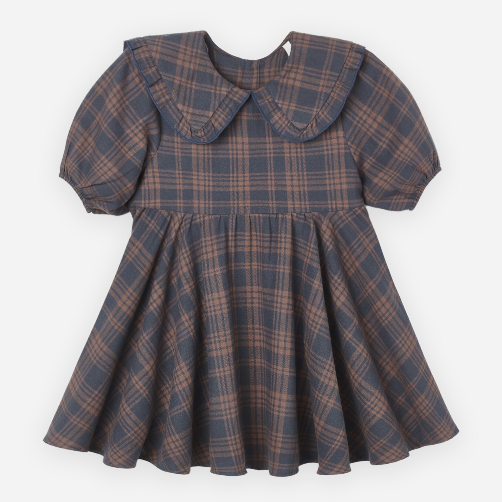 Rylee + Cru Rylee + Cru - Camille Dress Midnight Plaid