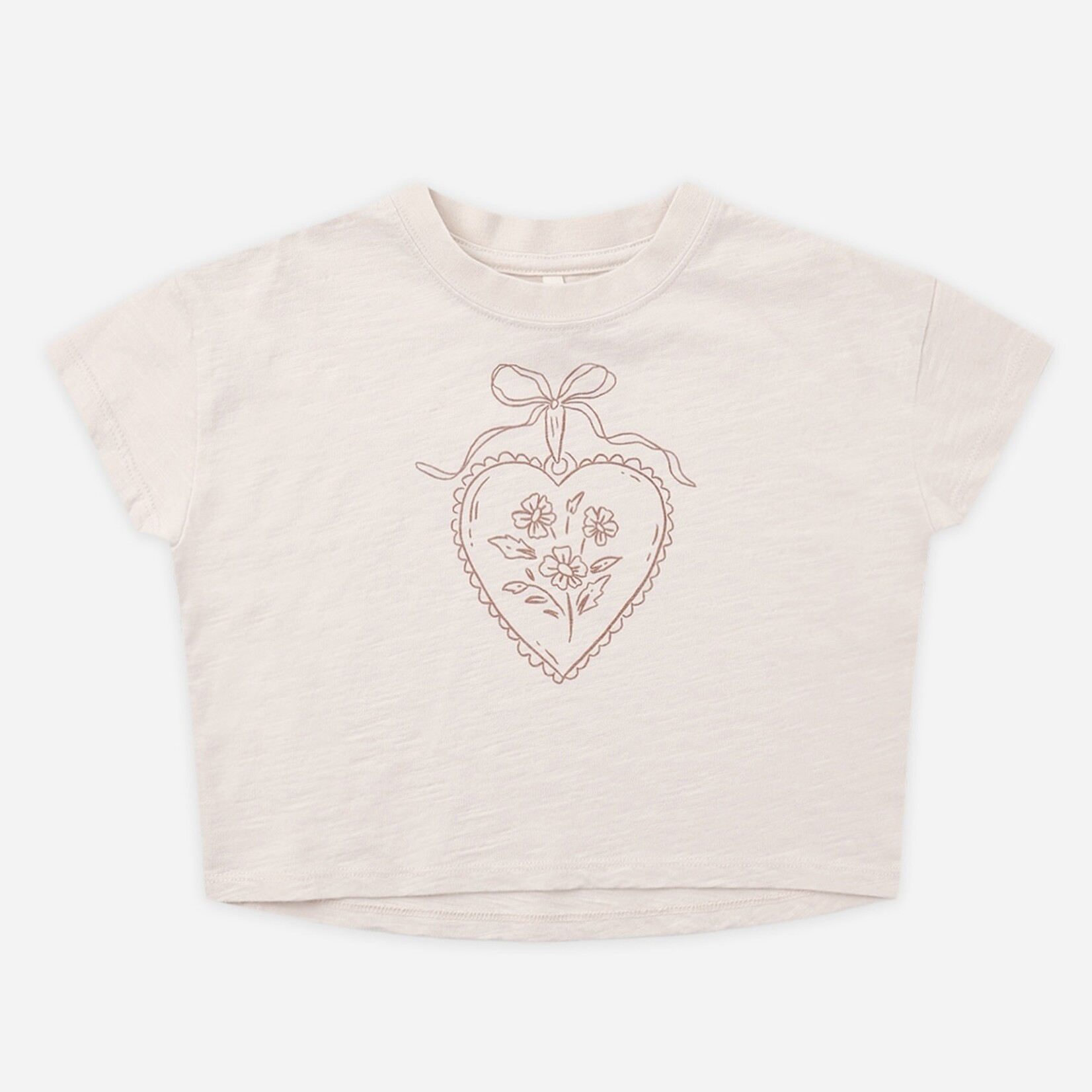 Rylee + Cru Rylee + Cru - Boxy Tee Heart Locket