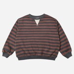 Rylee + Cru Rylee + Cru - Oversized Crew Mulberry Stripe (PRE-ORDER)