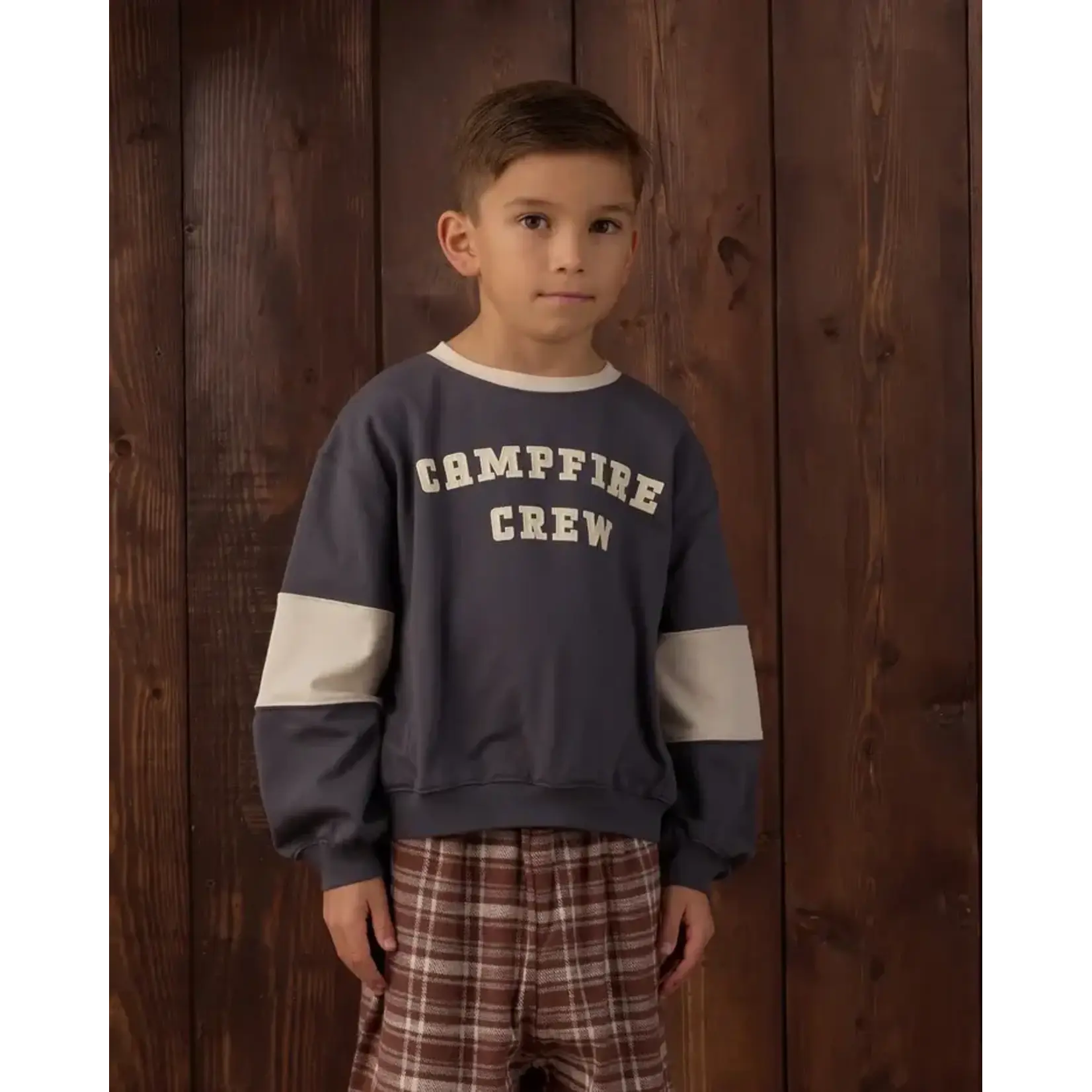 Rylee + Cru Rylee + Cru - Oversized Sweatshirt Campfire Crew