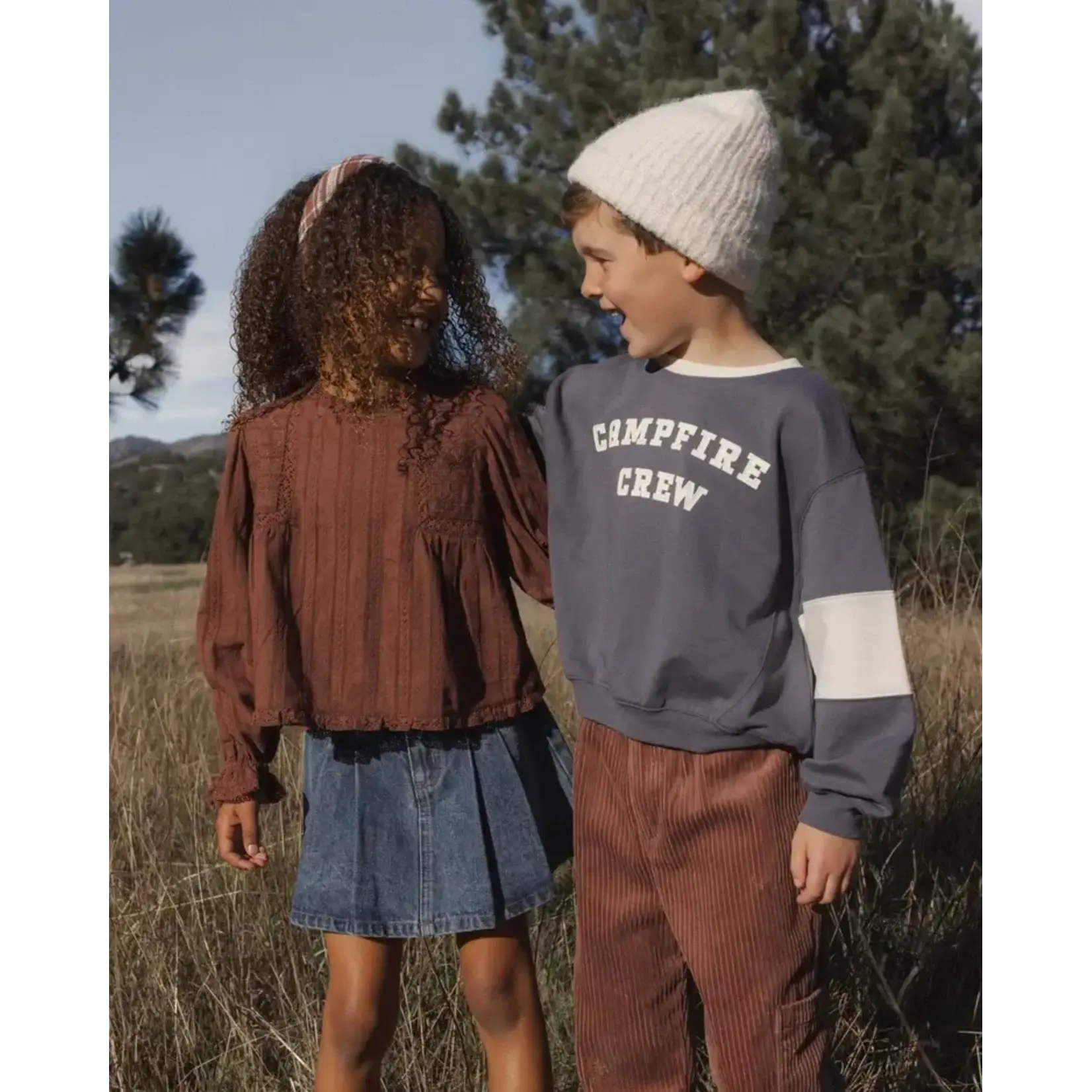 Rylee + Cru Rylee + Cru - Oversized Sweatshirt Campfire Crew