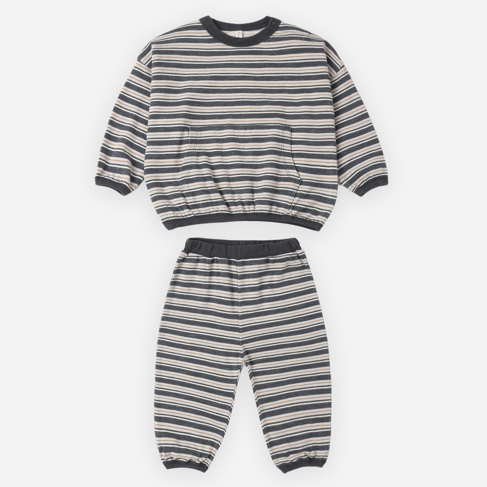 Rylee + Cru Rylee + Cru - Relaxed Set Blue Stripe