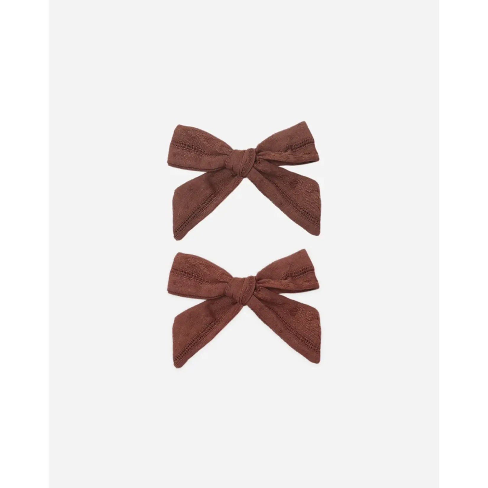 Rylee + Cru Rylee + Cru - Bows, Set Of 2 Mulberry