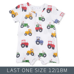 Angel Dear Angel Dear - Tractor Friends Henley Romper