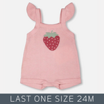 Deux Par Deux Deux Par Deux - Knit Strawberry Romper
