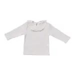 Mebie Baby Mebie Baby - Ribbed Ruffle Long Sleeve Shirt