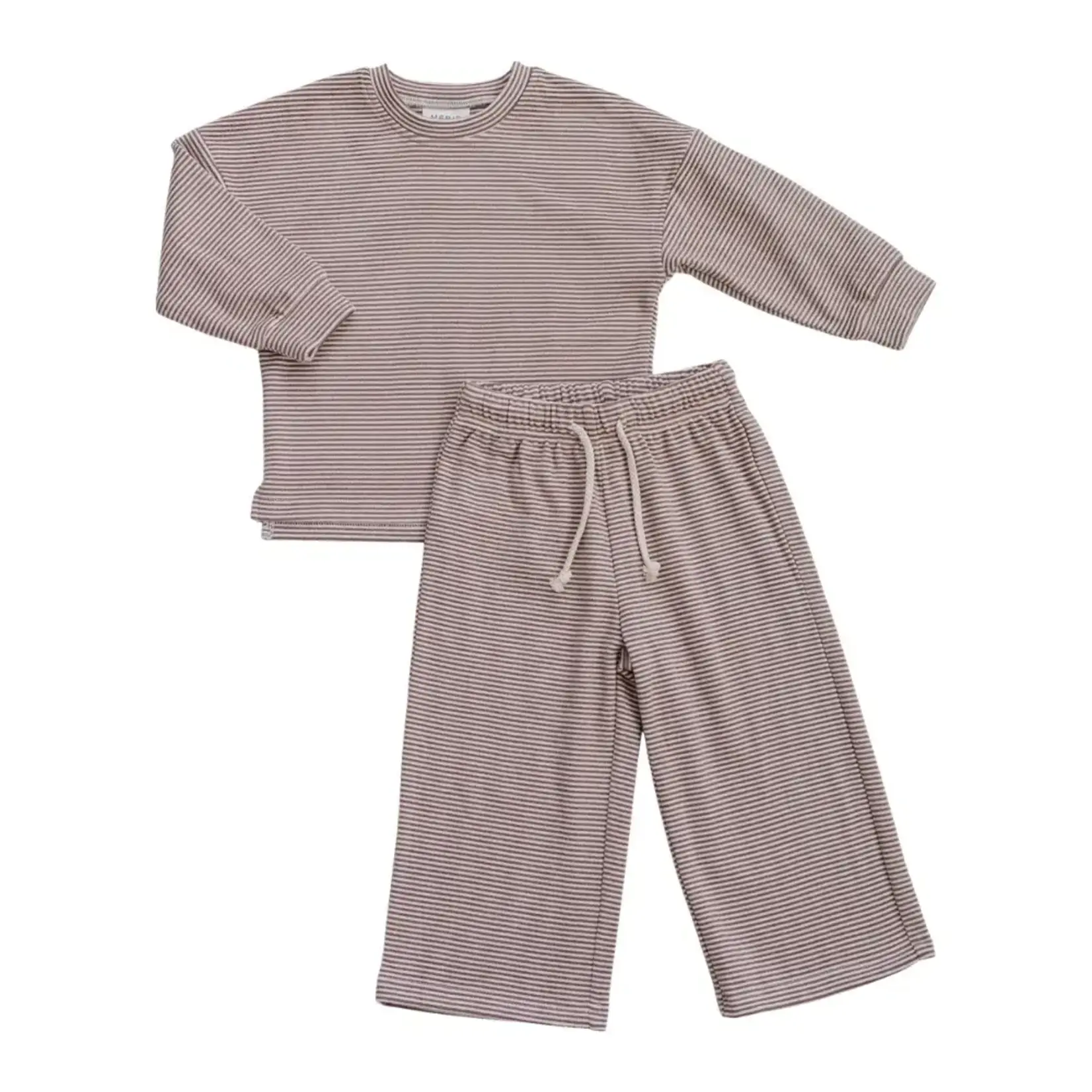 Mebie Baby Mebie Baby - Striped Loungewear Set