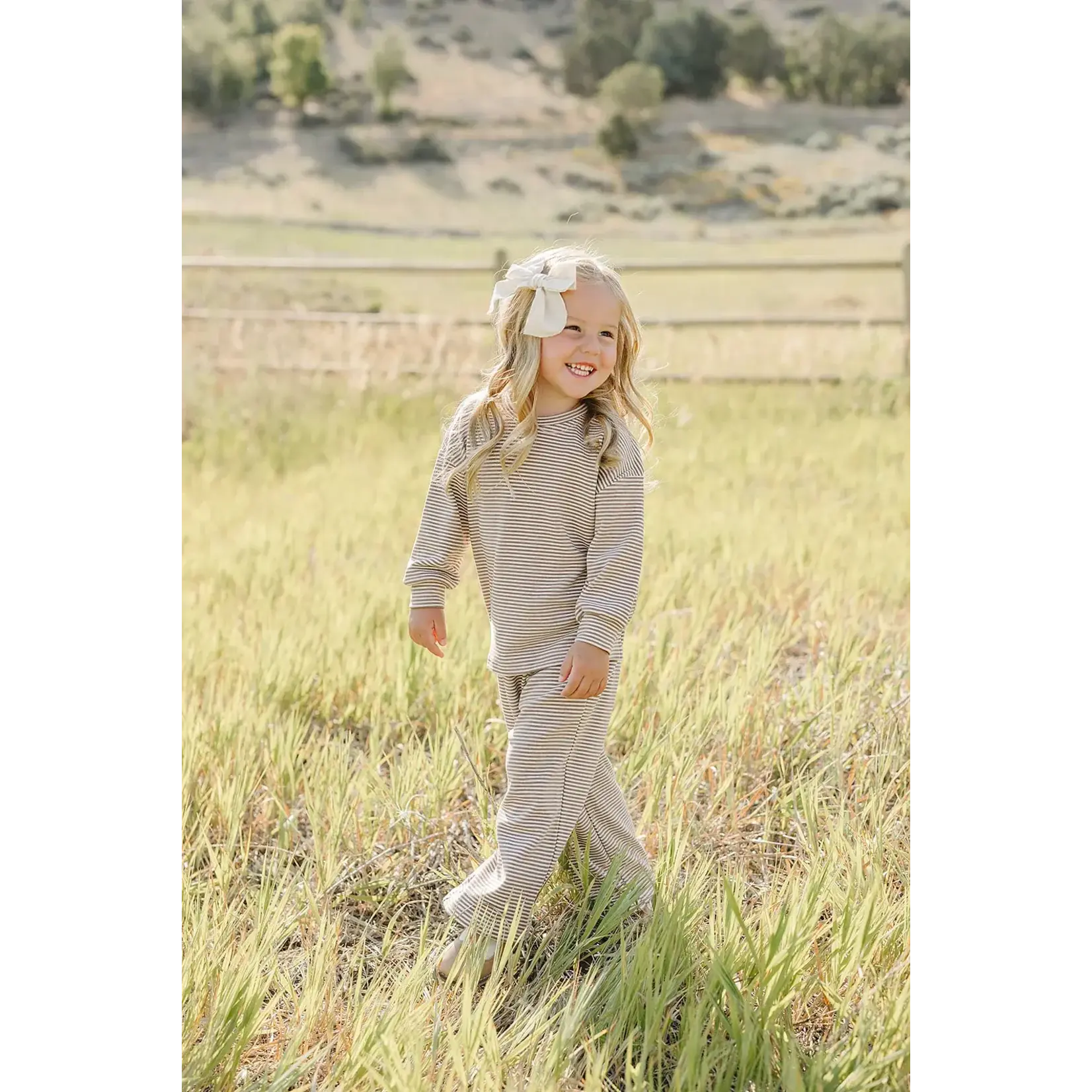 Mebie Baby Mebie Baby - Striped Loungewear Set