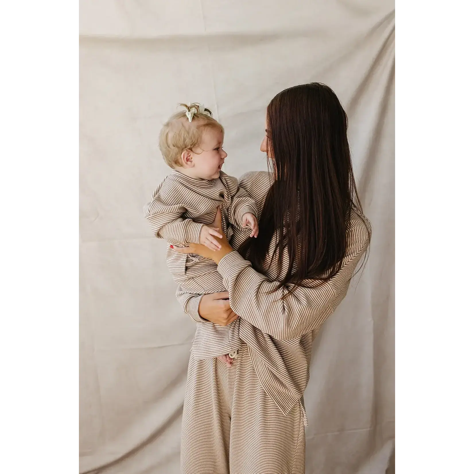 Mebie Baby Mebie Baby - Striped Loungewear Set