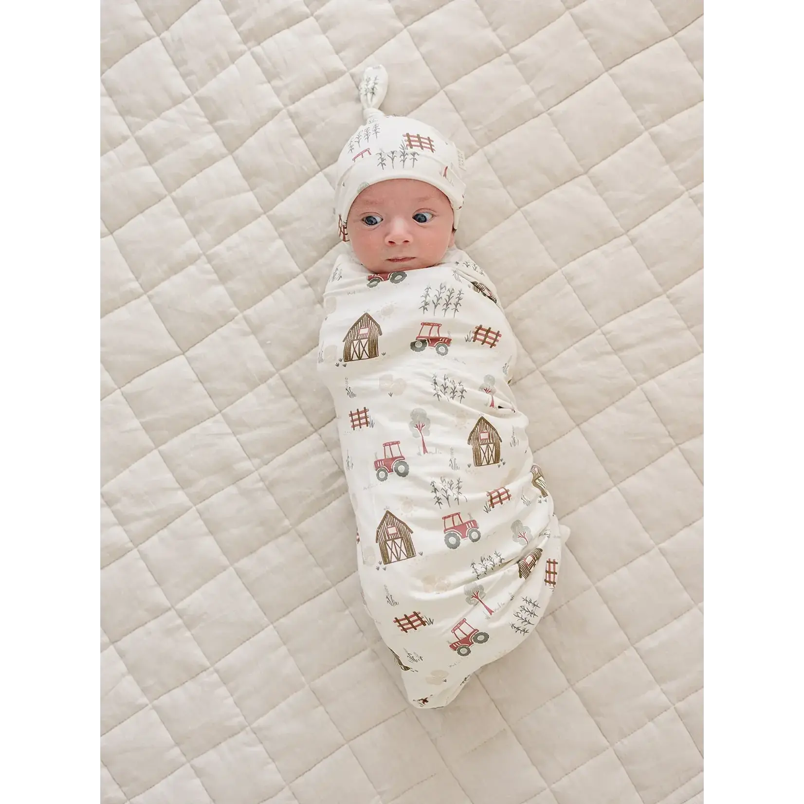 Mebie Baby Mebie Baby -  Farmhouse Bamboo Stretch Swaddle