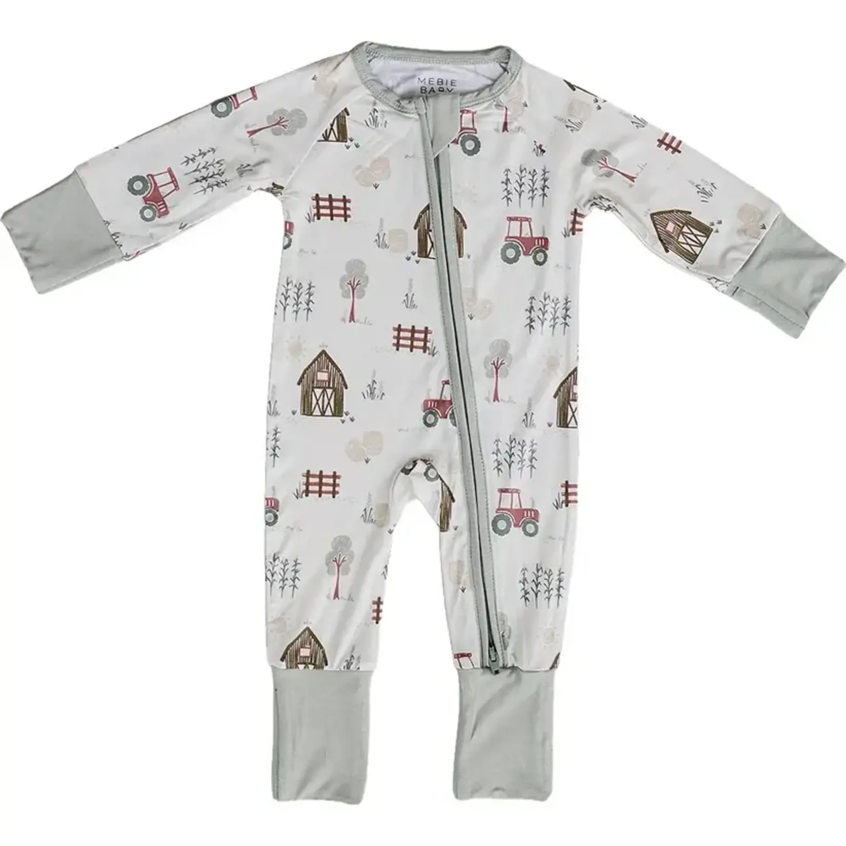 Mebie Baby Mebie Baby - Farmhouse  Bamboo Zipper Sleeper