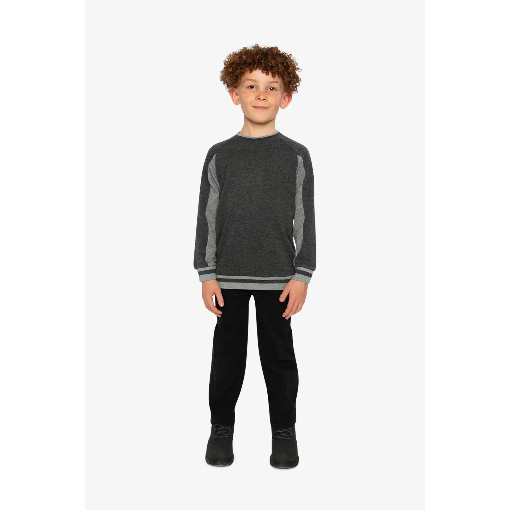 Deux Par Deux Deux Par Deux -Soft Flat Back Rib Sweatshirt
