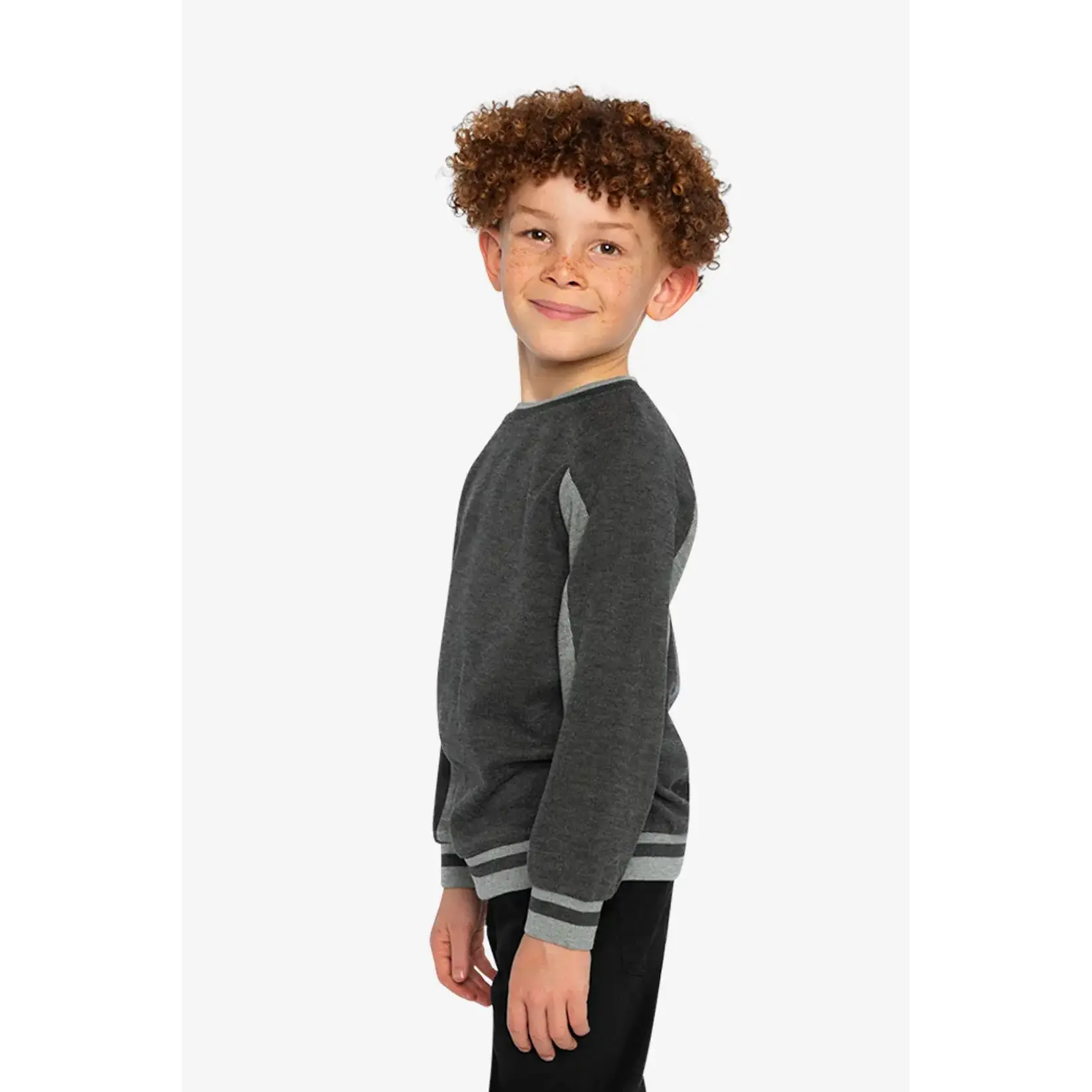 Deux Par Deux Deux Par Deux -Soft Flat Back Rib Sweatshirt