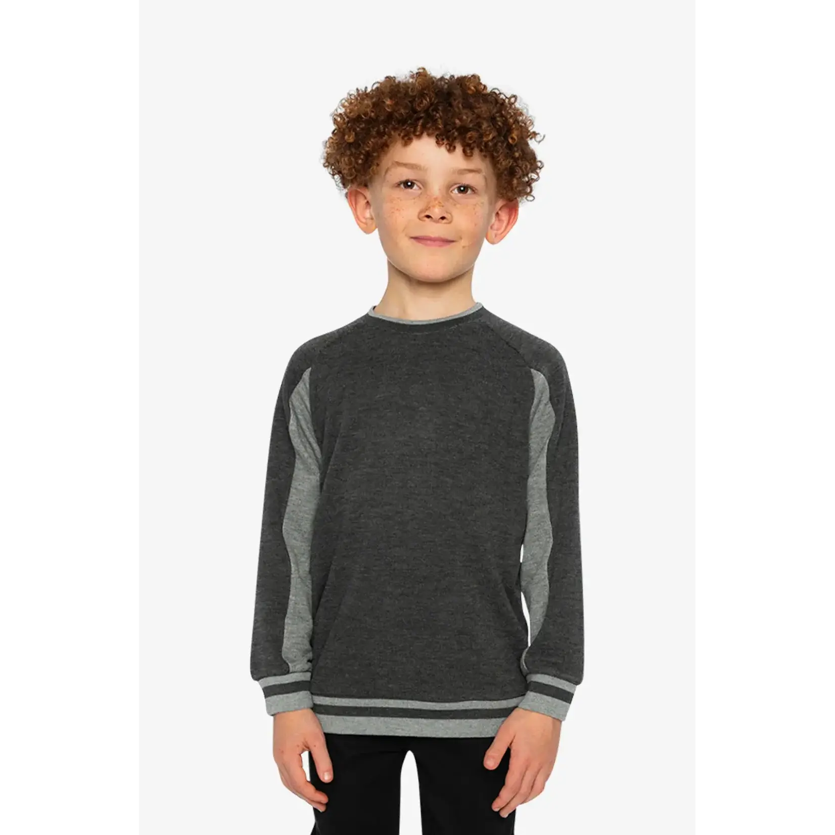 Deux Par Deux Deux Par Deux -Soft Flat Back Rib Sweatshirt