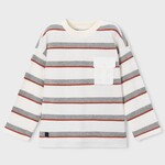 Mayoral Mayoral - L/S Stripes T-Shirt With Pocket (4008)