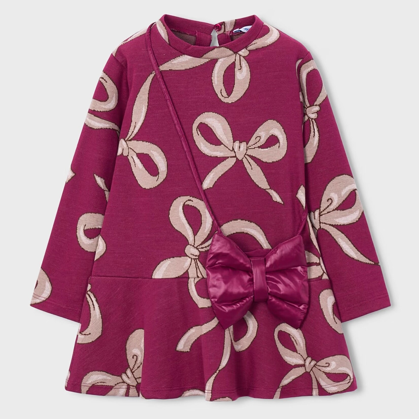 Mayoral Mayoral - Bow Dress With Purse (4912)