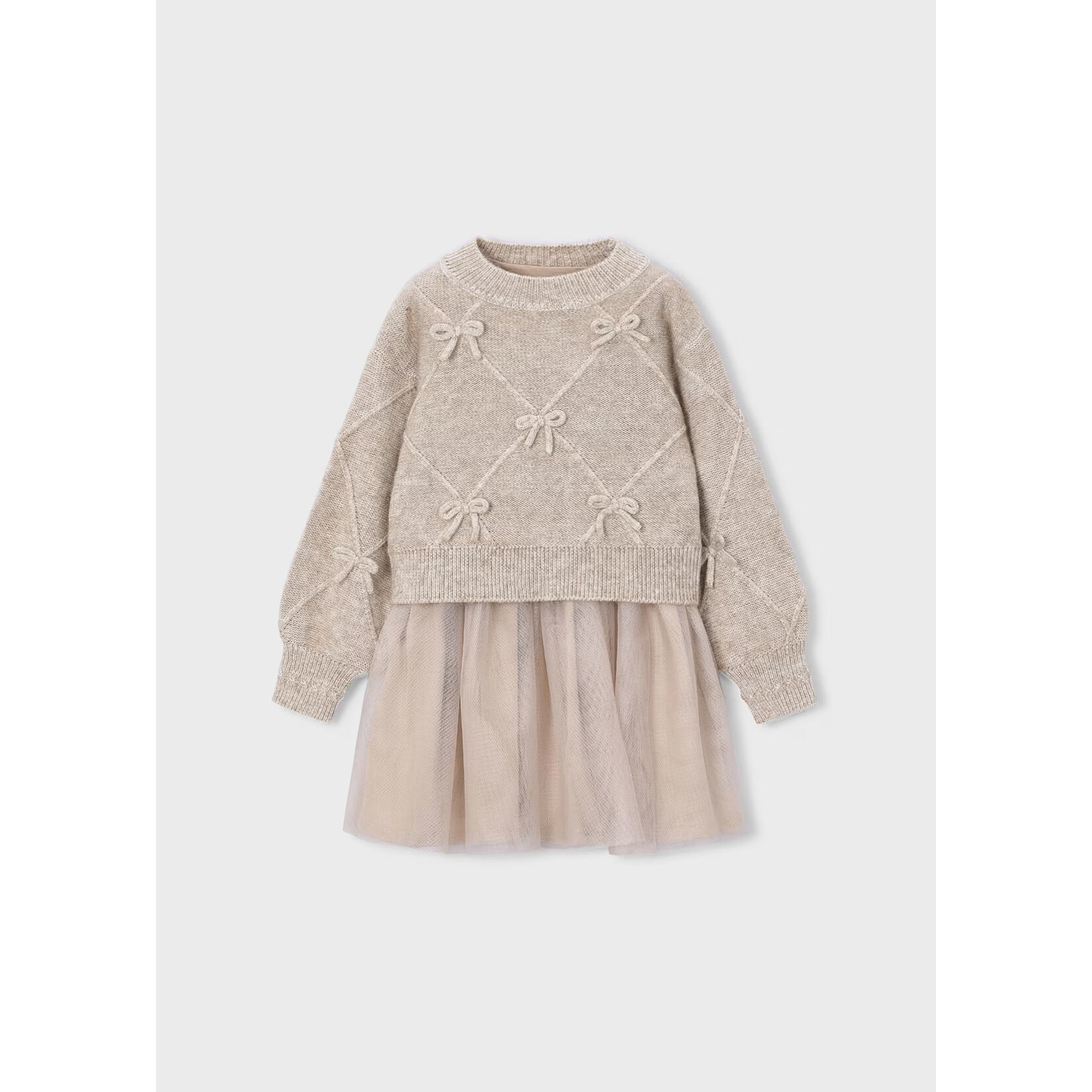 Mayoral Mayoral -  Knit Dress With Bows (4927)