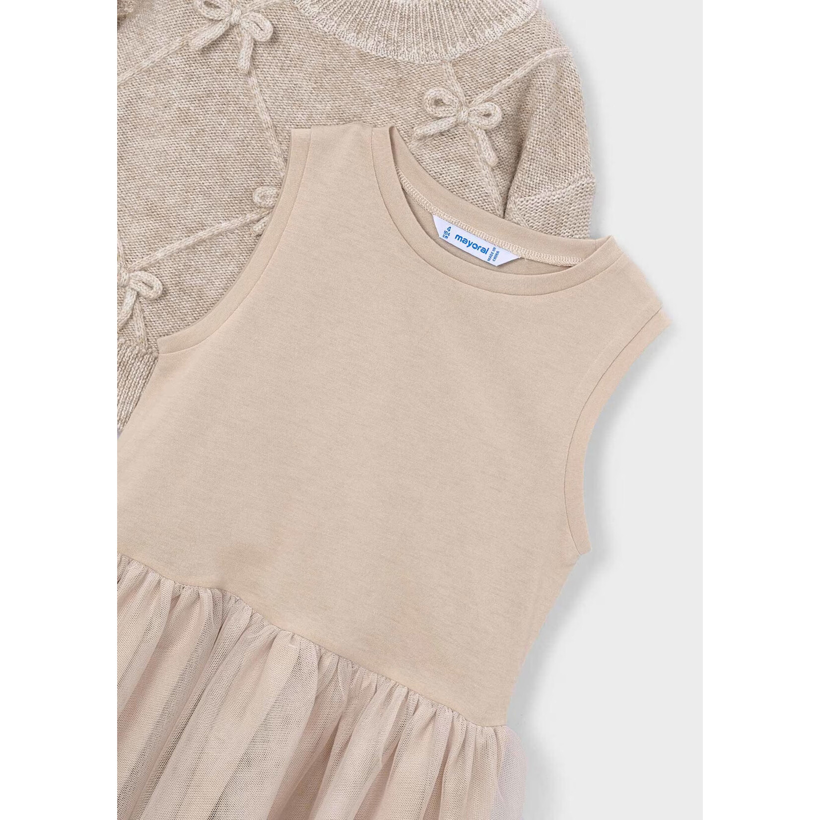 Mayoral Mayoral -  Knit Dress With Bows (4927)