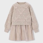 Mayoral Mayoral -  Knit Dress With Bows (4927)