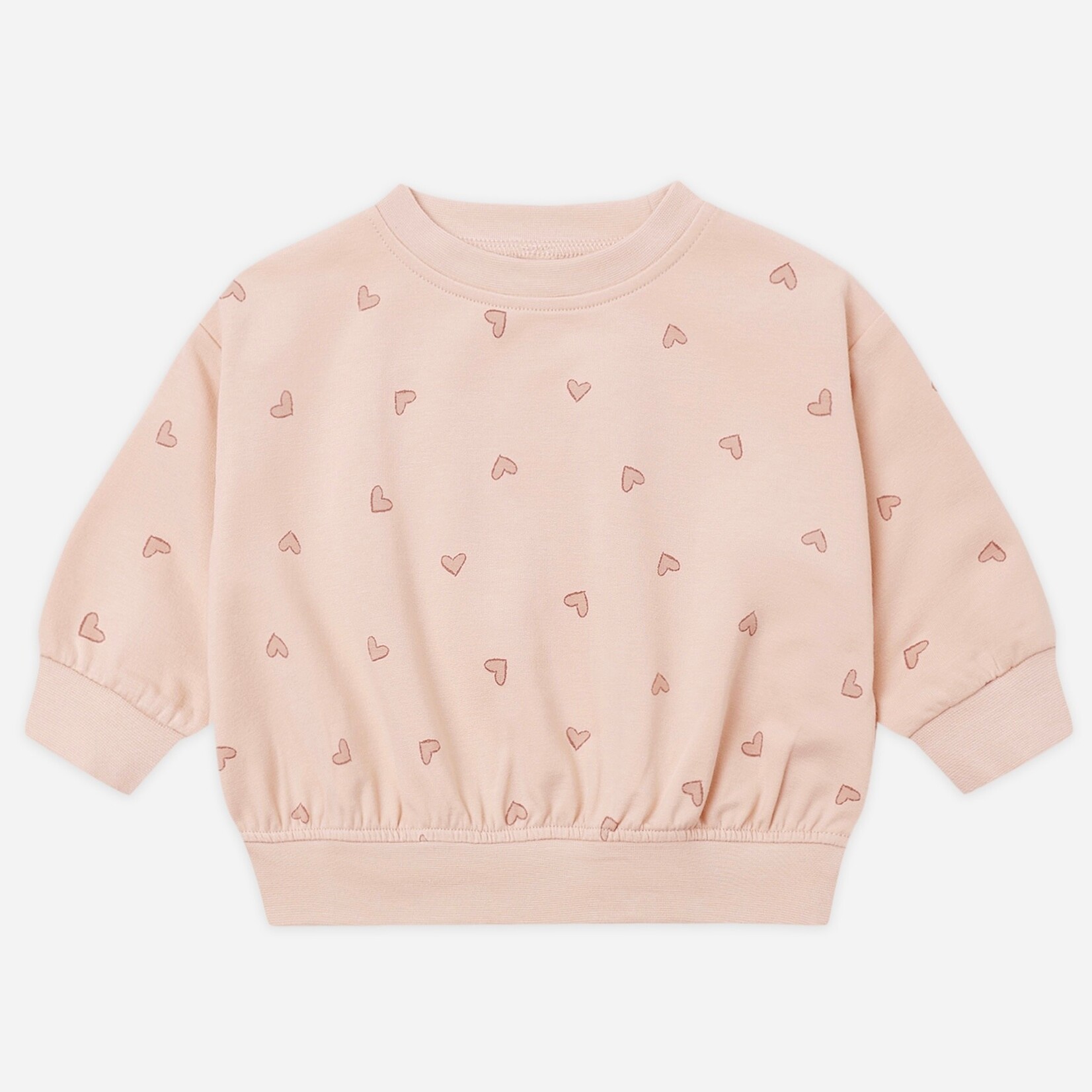 Quincy Mae Quincy Mae - Relaxed Sweatshirt  Hearts