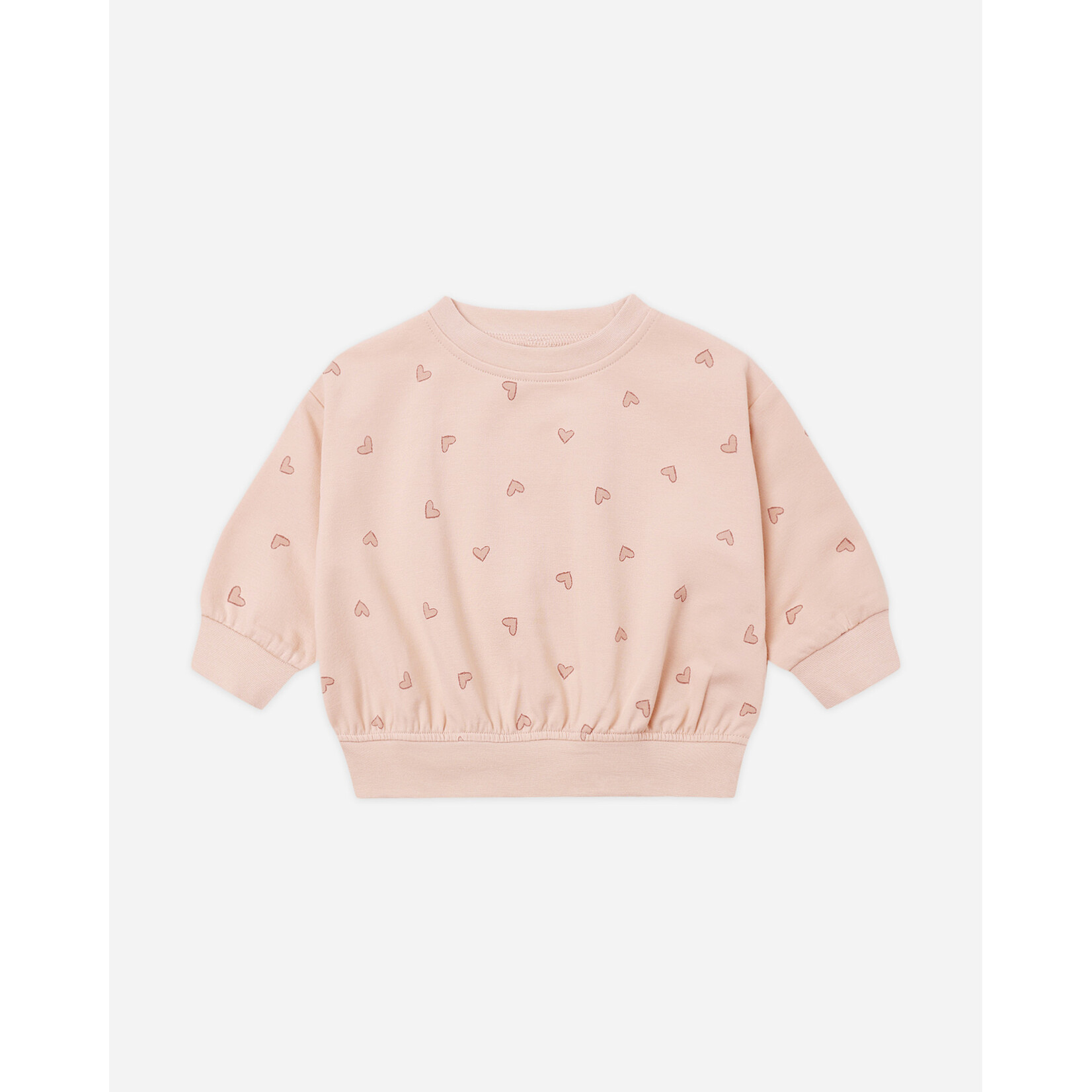 Quincy Mae Quincy Mae - Relaxed Sweatshirt  Hearts
