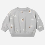 Quincy Mae Quincy Mae - Relaxed Sweatshirt Sky Friends