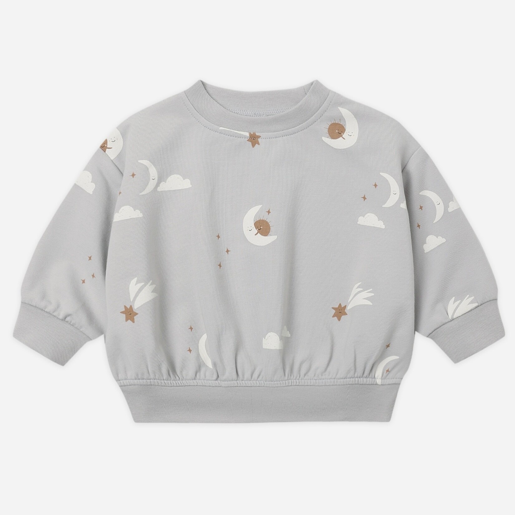 Quincy Mae Quincy Mae - Relaxed Sweatshirt Sky Friends
