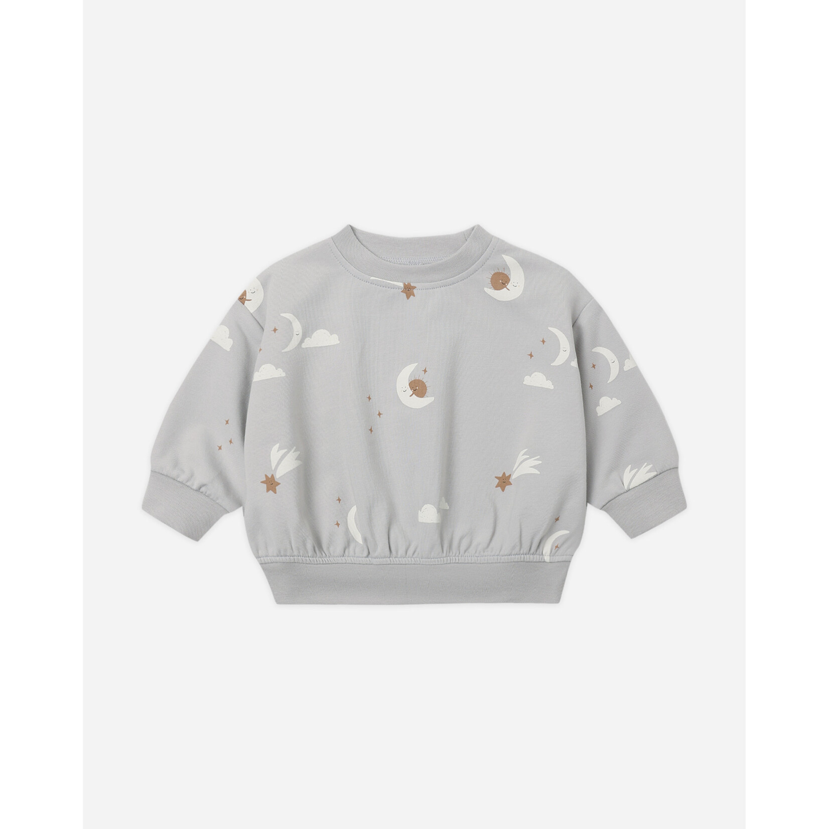 Quincy Mae Quincy Mae - Relaxed Sweatshirt Sky Friends