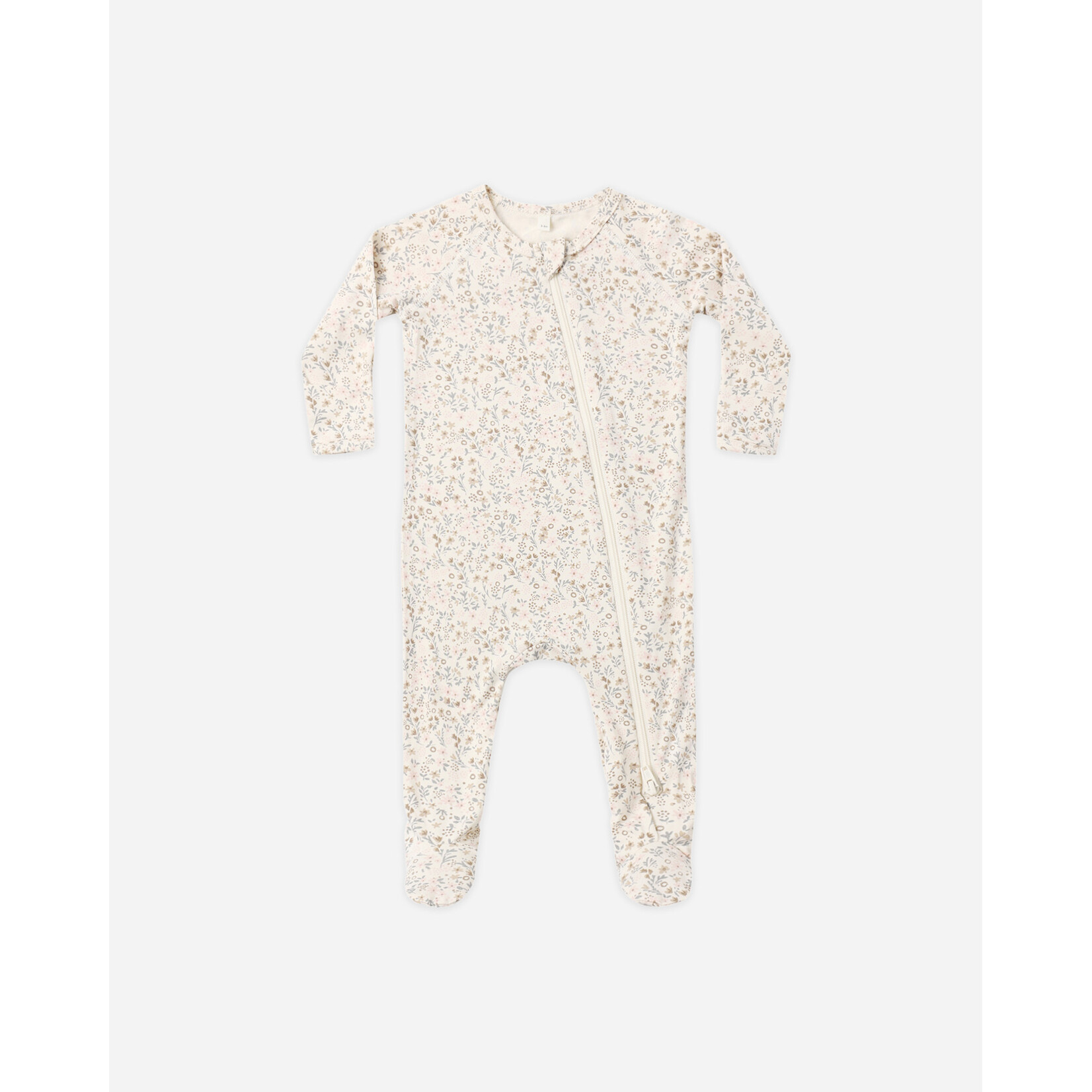 Quincy Mae Quincy Mae - Bamboo Zipper Footie