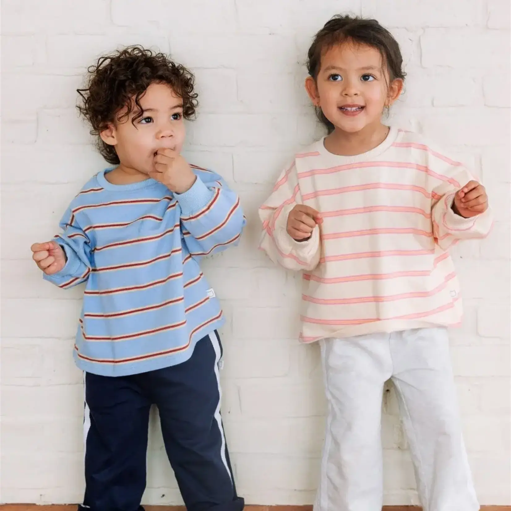 Roobear Roobear - Striped Lightweight Crewneck