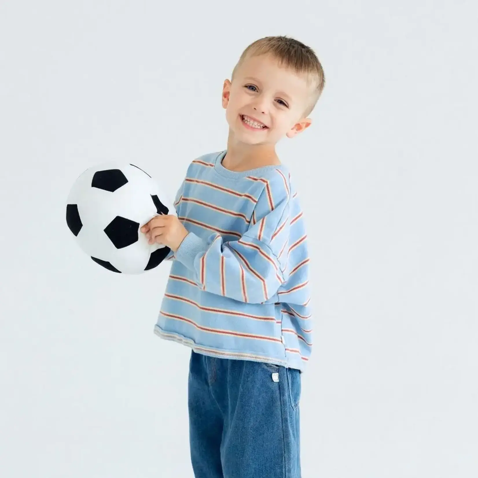 Roobear Roobear - Striped Lightweight Crewneck