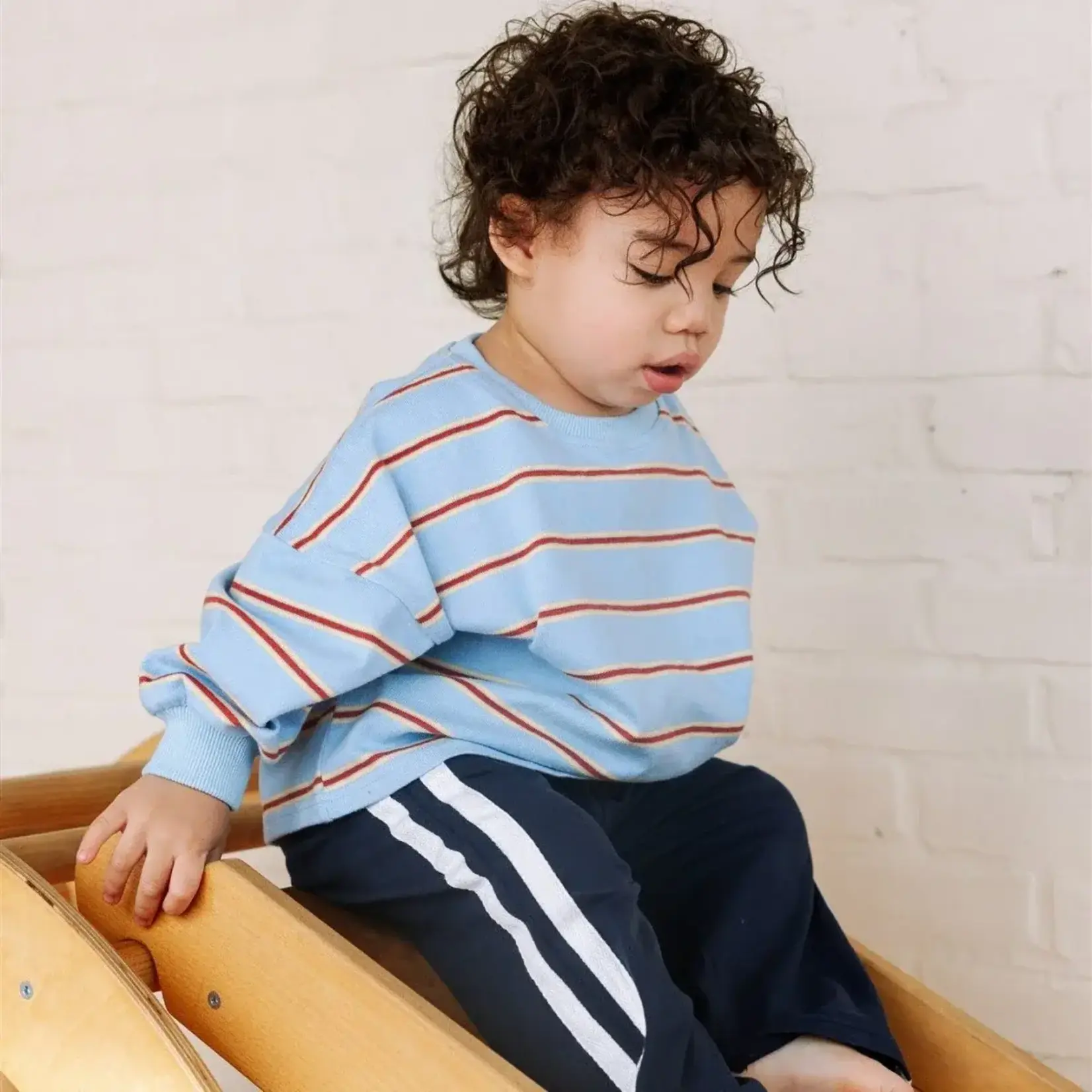 Roobear Roobear - Striped Lightweight Crewneck