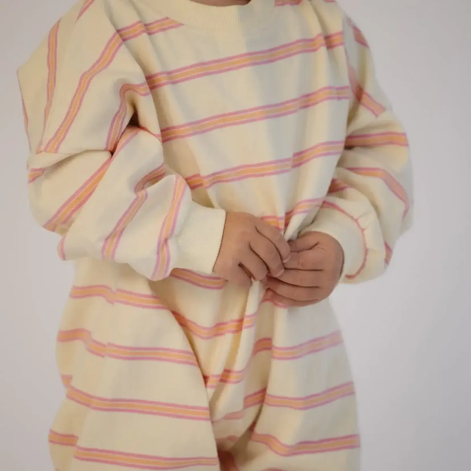 Roobear Roobear - Striped Long Sleeve Romper