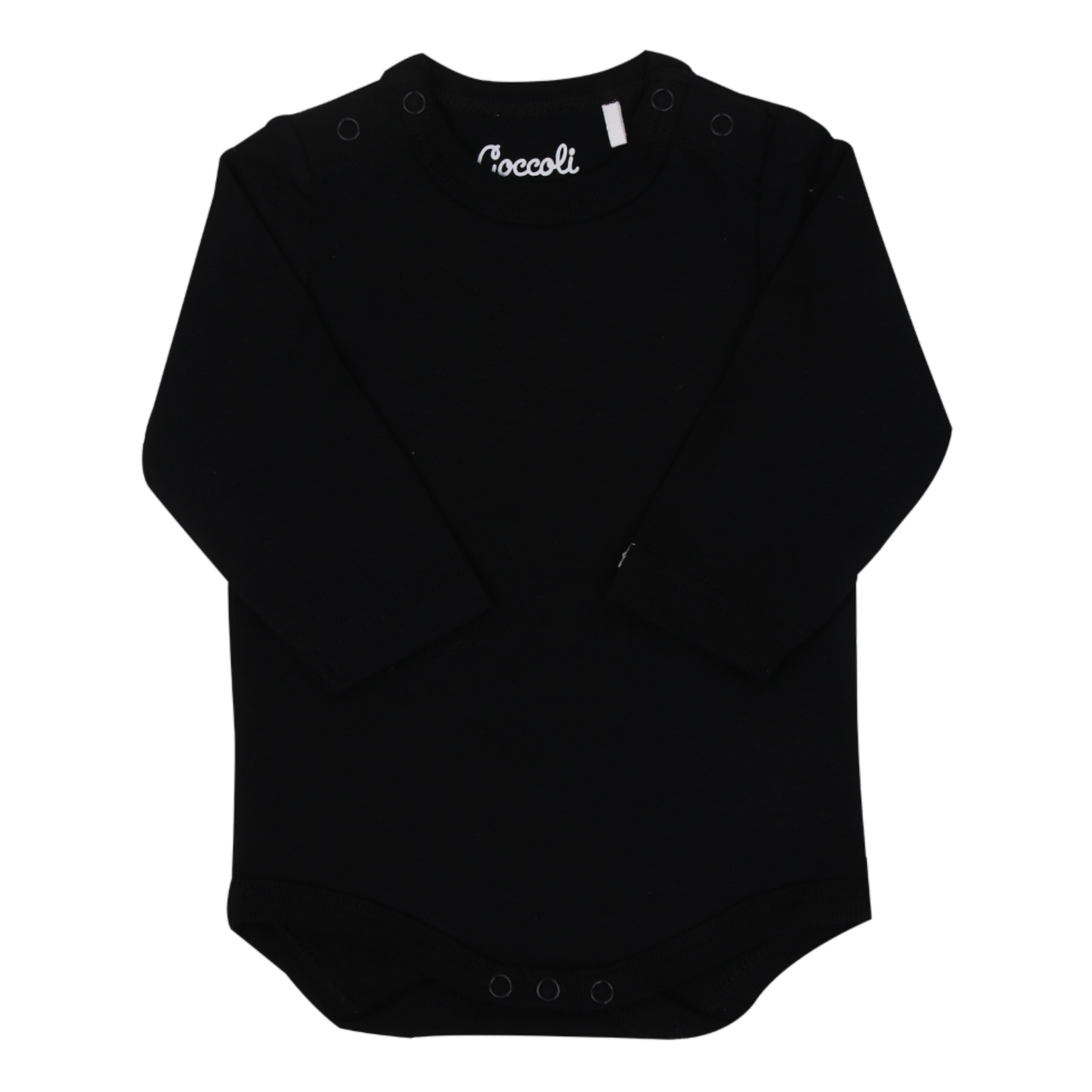 Coccoli Coccoli - Modal Long Sleeve Onesie | Black