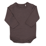 Coccoli Coccoli - Modal Long Sleeve Onesie | Chocolate