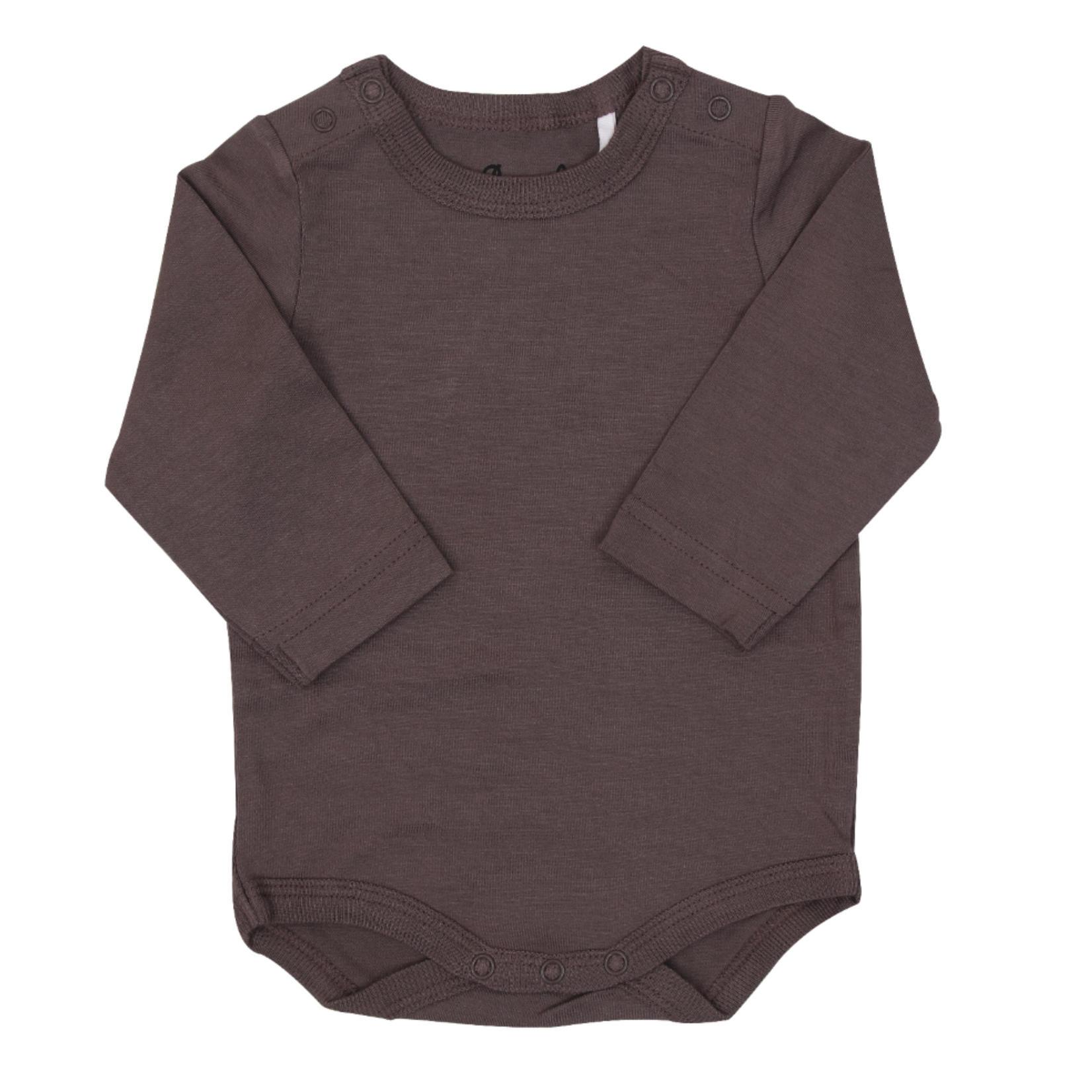 Coccoli Coccoli - Modal Long Sleeve Onesie | Chocolate