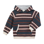 Me & Henry Me & Henry - Oakdale Hooded  Stripe Sweatshirt