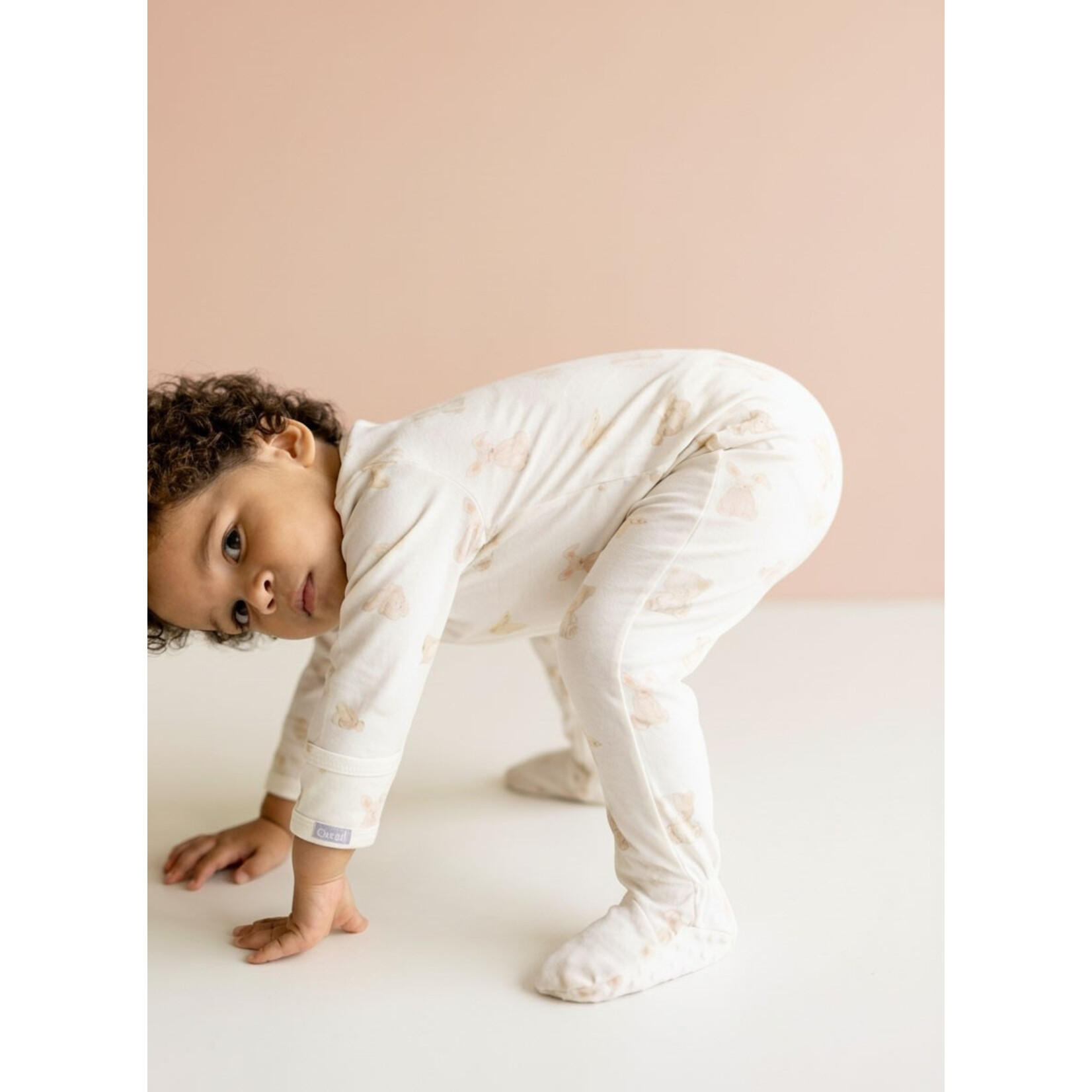 Coccoli Coccoli - Modal  Zipper Footie | Teddies On Cream