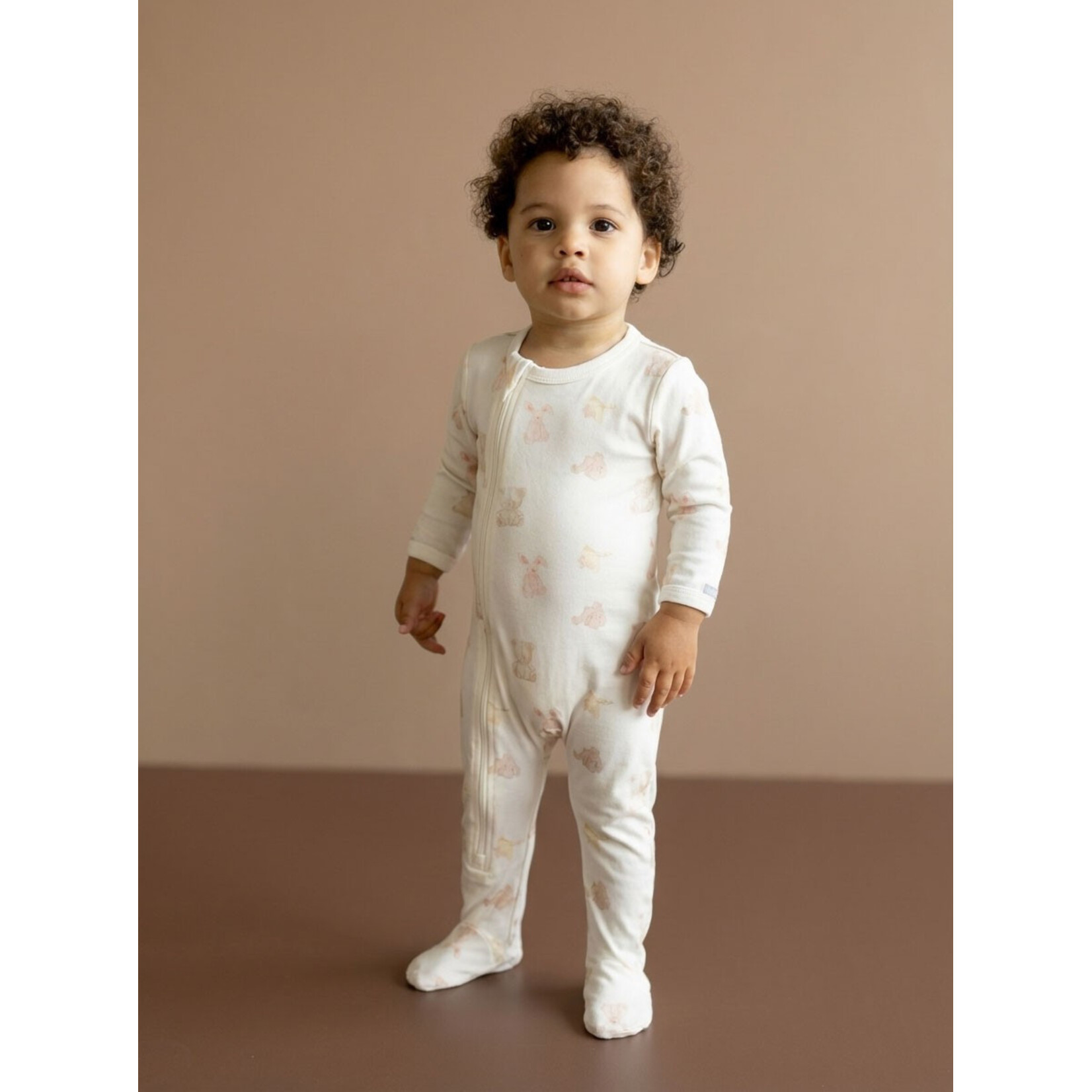 Coccoli Coccoli - Modal  Zipper Footie | Teddies On Cream