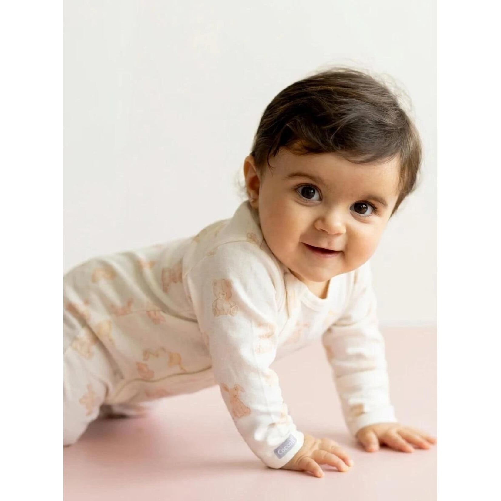 Coccoli Coccoli - Modal  Zipper Footie | Teddies On Cream