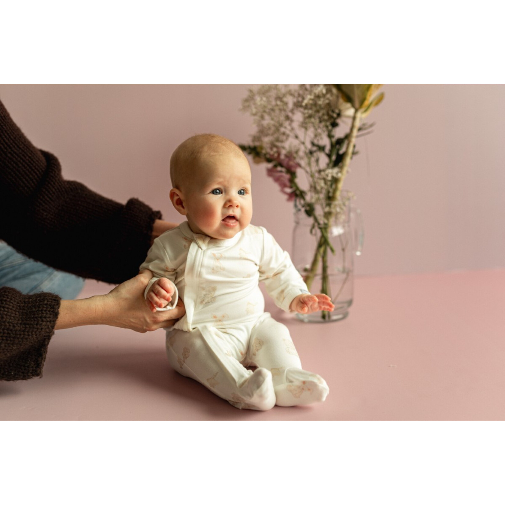 Coccoli Coccoli - Modal  Zipper Footie | Teddies On Cream