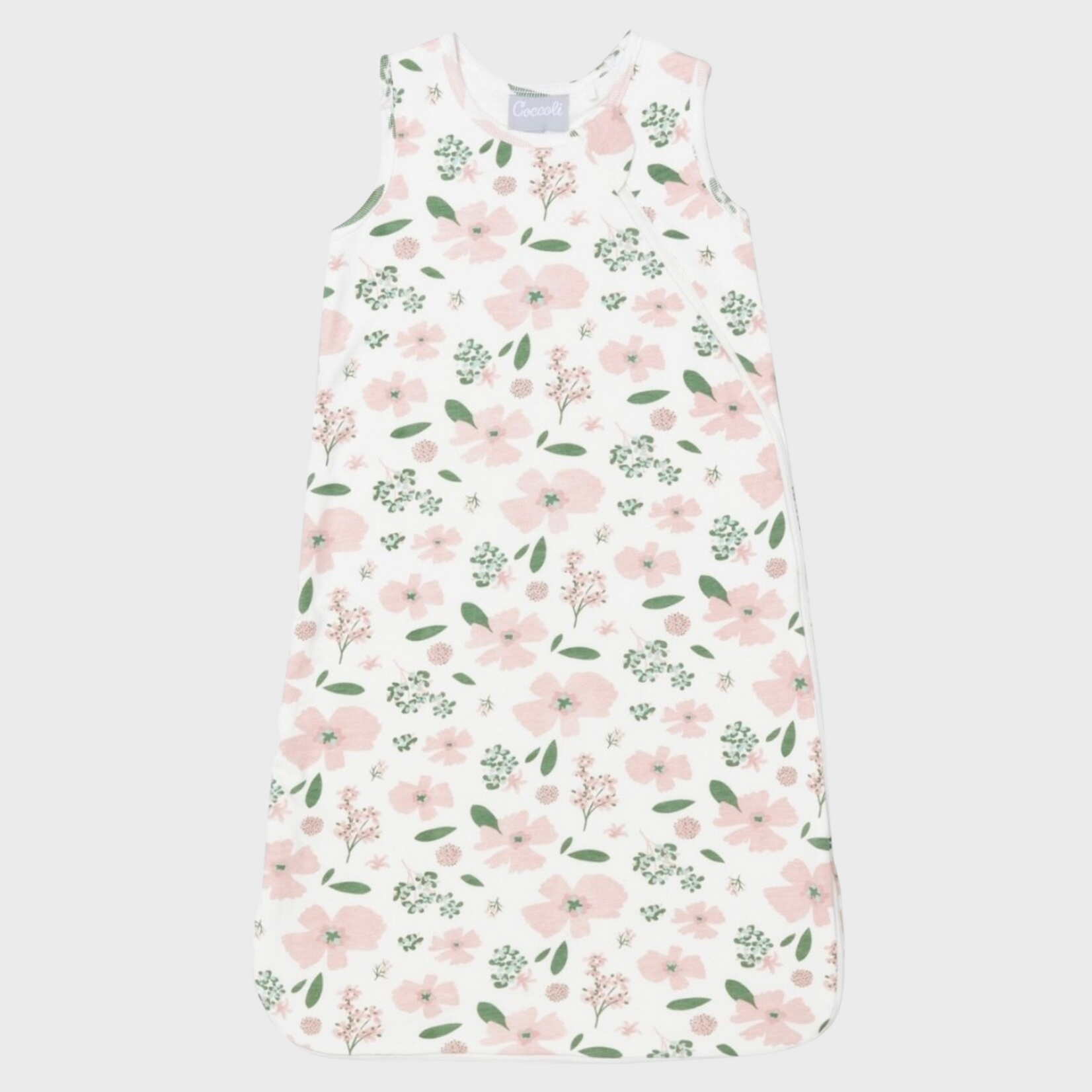 Coccoli Coccoli - Cotton Modal 1.5 Tog Sleepsack | Floral on Cream