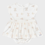 Coccoli Coccoli - Modal Romper Teddies On Cream