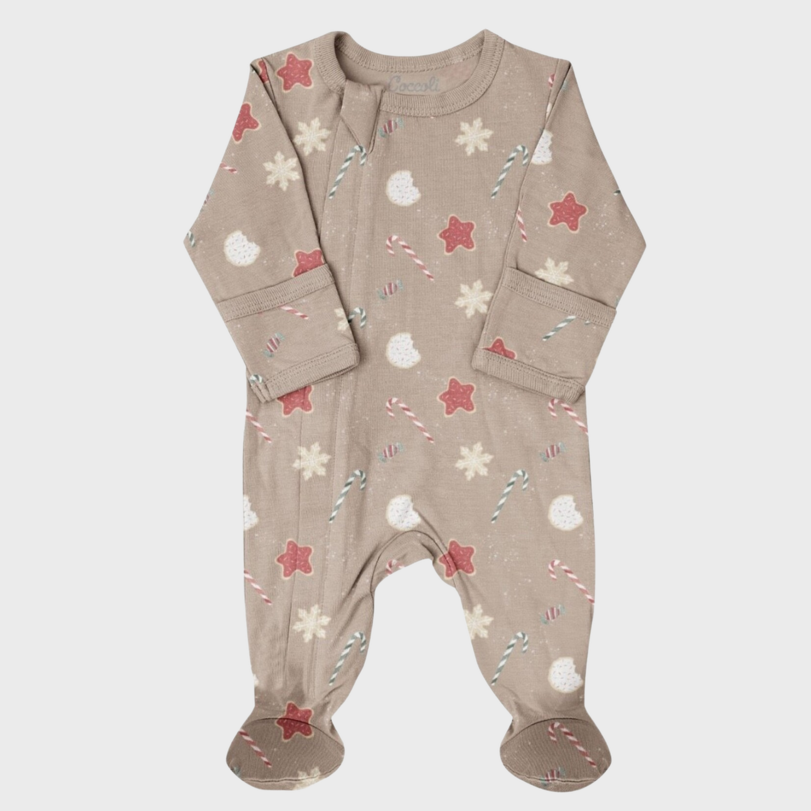 Coccoli Coccoli -  Modal  Sugar Cookies Zipper Footie