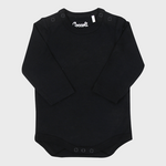 Coccoli Coccoli - Modal Long Sleeve Onesie | Black