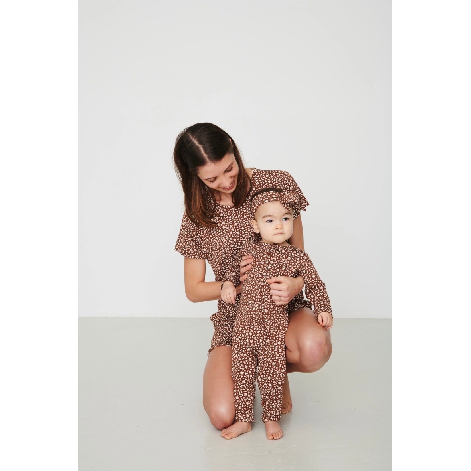 Bambi & Birdie Bambi & Birdie - Floral Zippered Sleeper