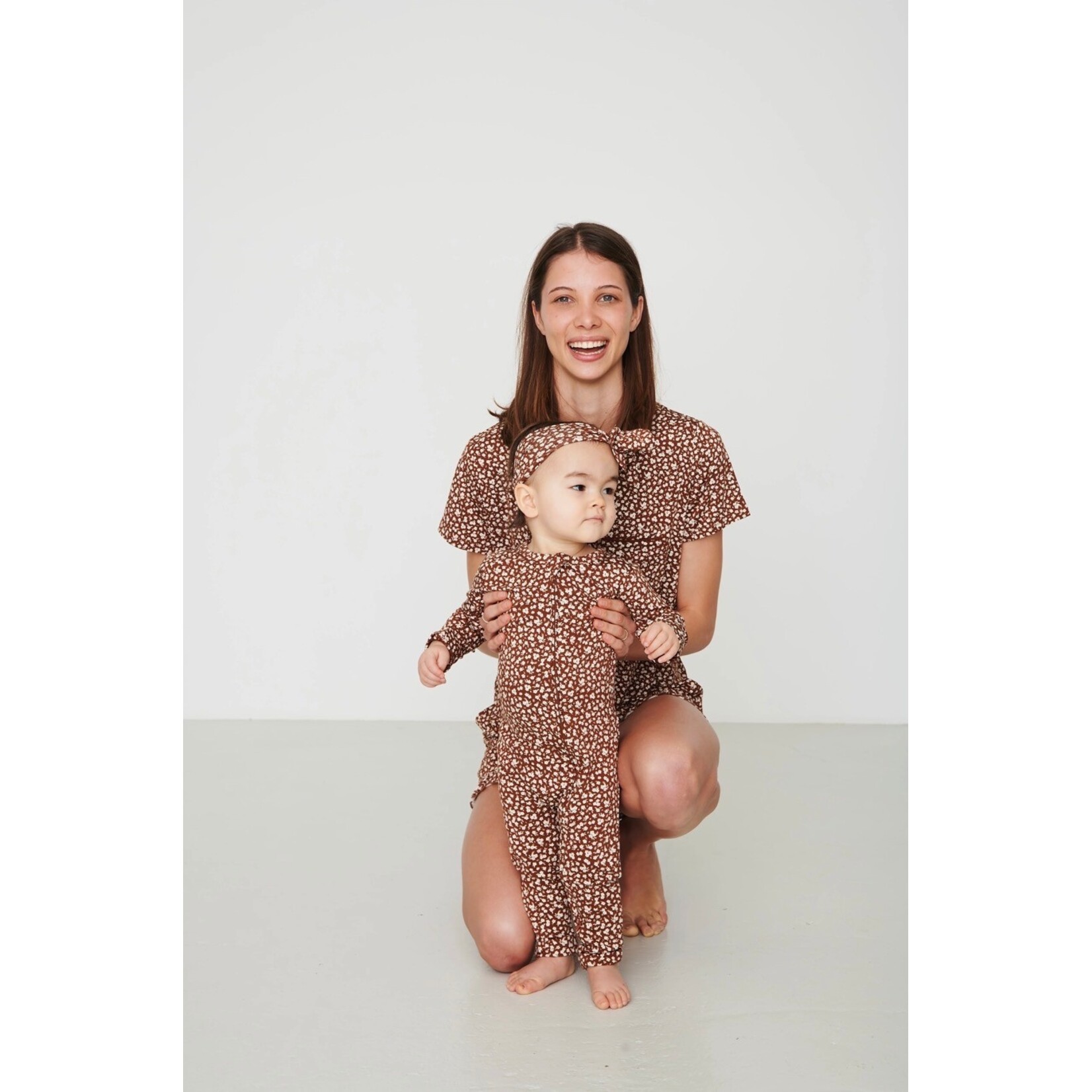 Bambi & Birdie Bambi & Birdie - Floral Zippered Sleeper