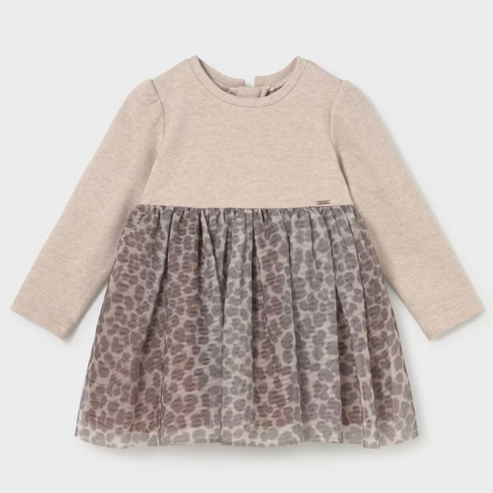 Mayoral Mayoral - Knit Tulle Leopard Dress(2941)