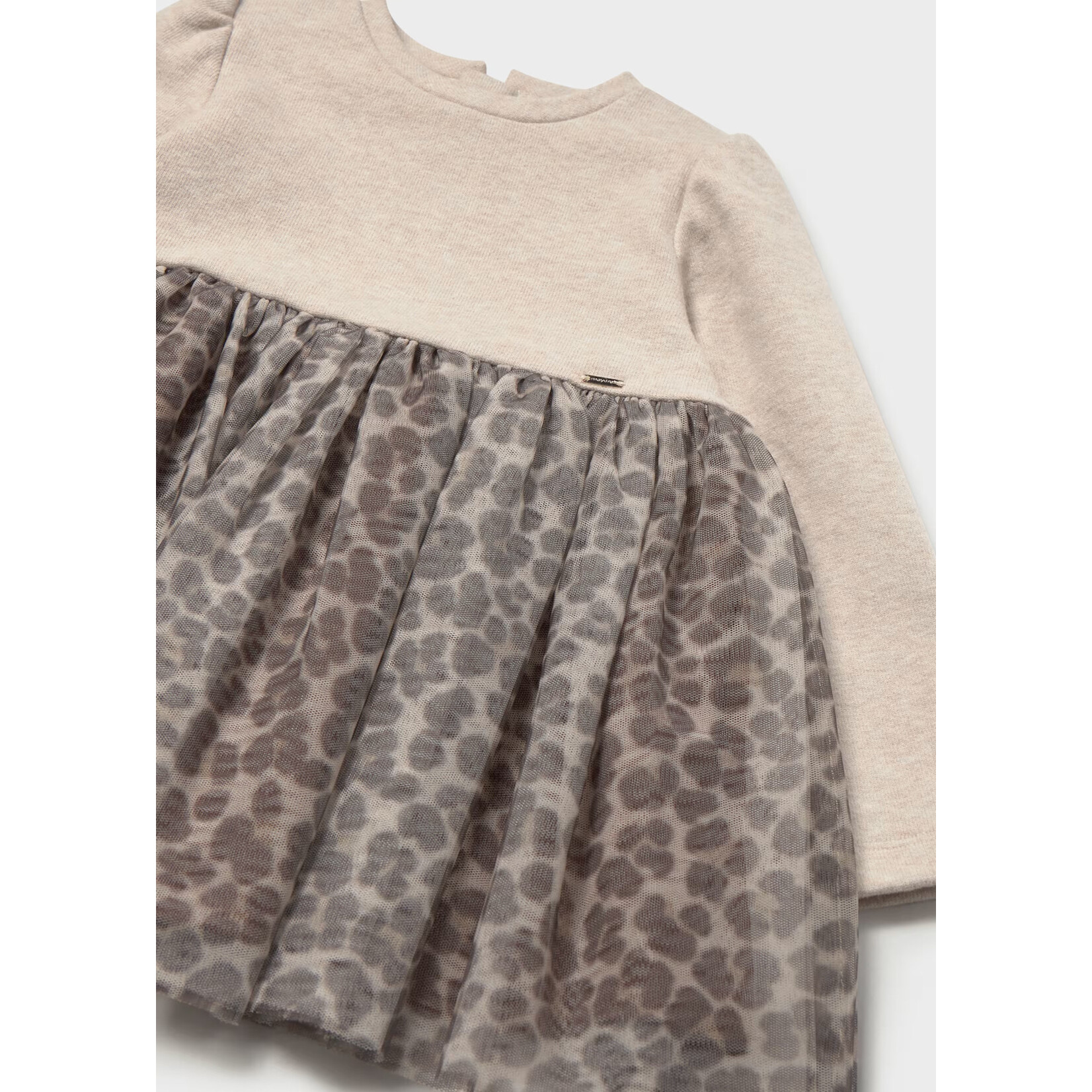 Mayoral Mayoral - Knit Tulle Leopard Dress(2941)