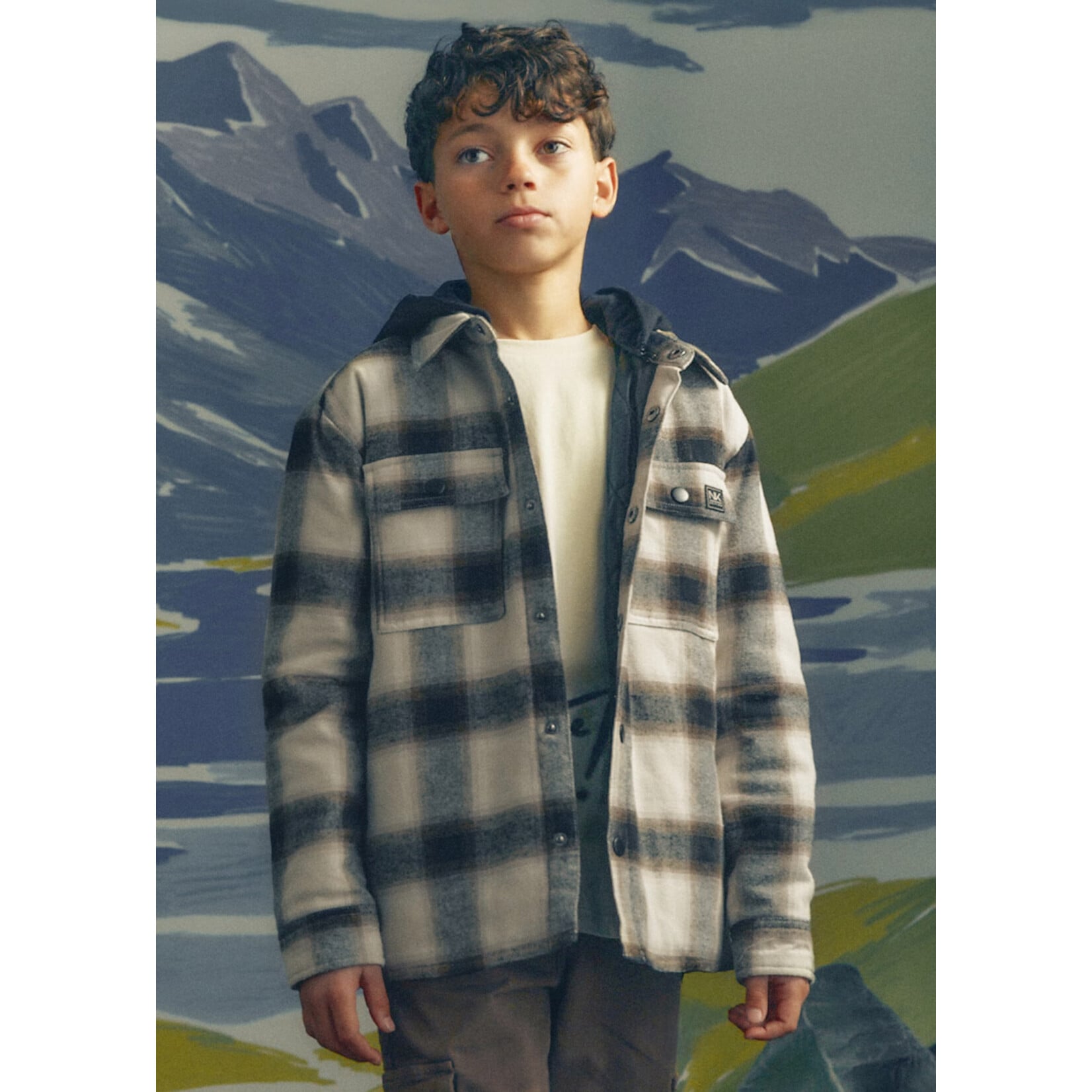 Mayoral Mayoral - Quilted Shirt Jacket (7106)